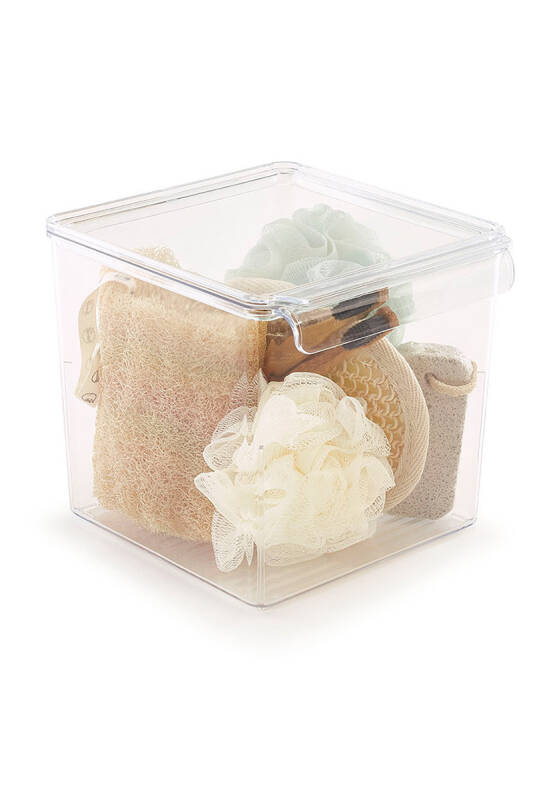 Buzdolabı Ve Dolap Içi Mutfak Banyo Düzenleyici 3 Lü Set - Şeffaf - 2