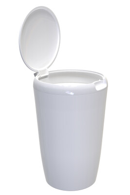 6 LT Banyo Mutfak Tezgah Üstü Çöp kovası - Beyaz - 5