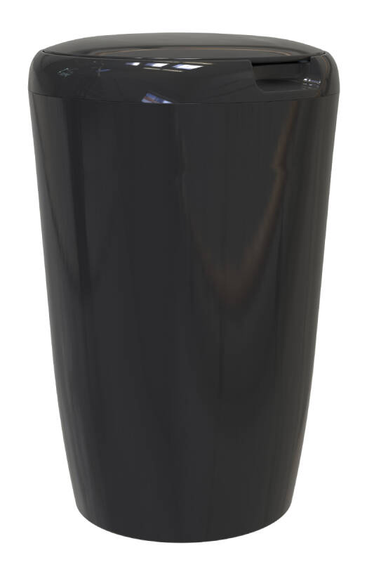 6 LT Banyo Mutfak Tezgah Üstü Çöp kovası - Siyah - 4