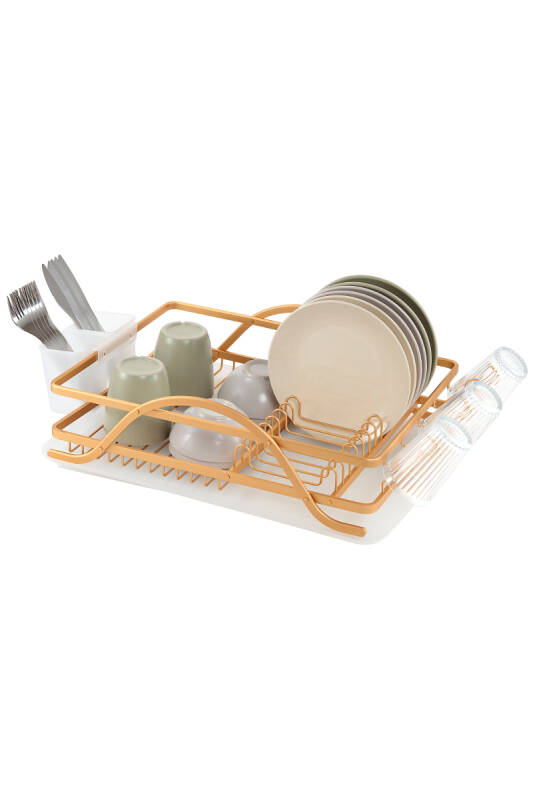 Bianka Paslanmaz Alüminyum Bulaşıklık - Altın - 1