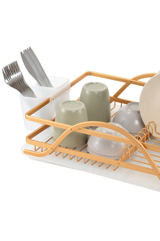 Bianka Paslanmaz Alüminyum Bulaşıklık - Altın - 3