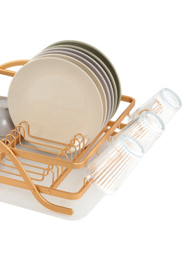 Bianka Paslanmaz Alüminyum Bulaşıklık - Altın - 5