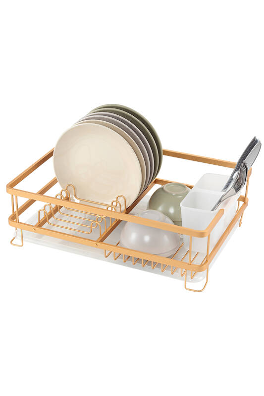 Bianka Paslanmaz Alüminyum Bulaşıklık - Altın - 1