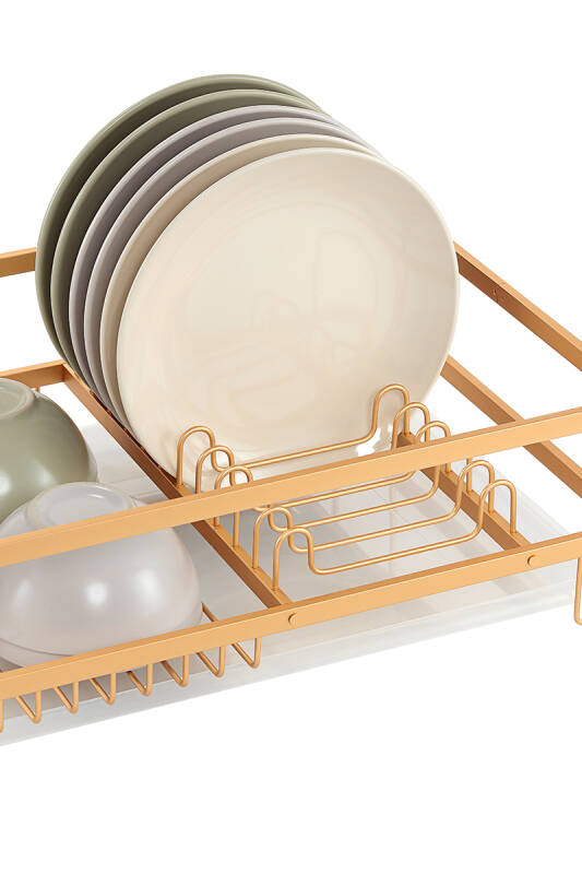 Bianka Paslanmaz Alüminyum Bulaşıklık - Altın - 4