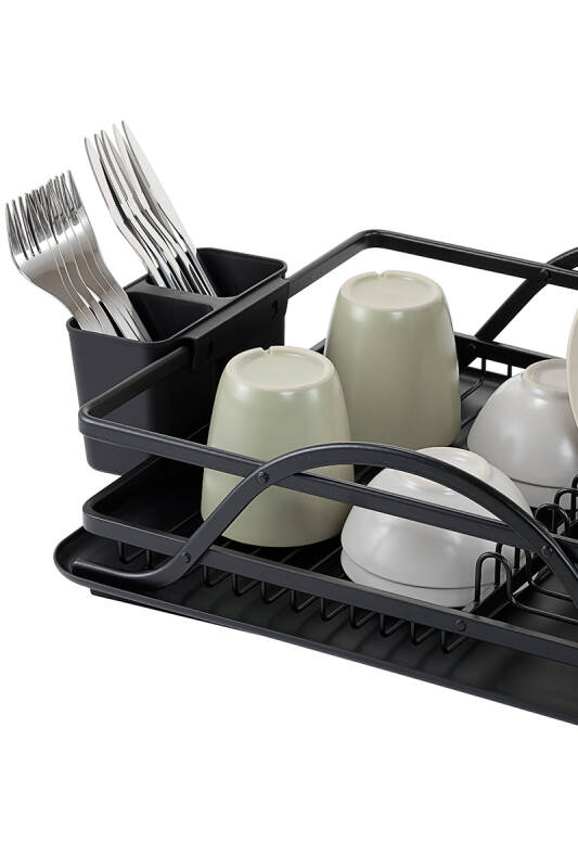 Bianka Paslanmaz Alüminyum Bulaşıklık - Siyah - 3