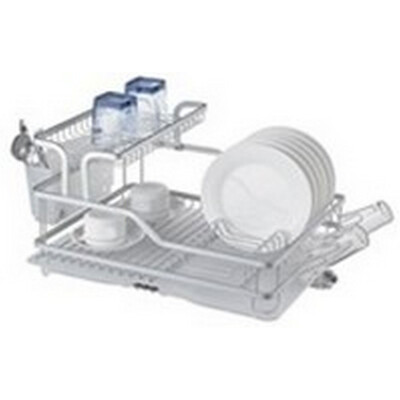 Bianka Paslanmaz Alüminyum İki Katlı Bulaşıklık 57*38*27 Cm - Primanova