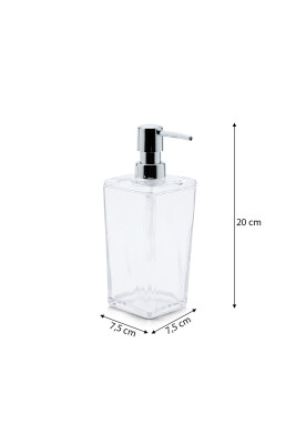 Biga Sıvı Sabunluk-Şeffaf-Krom - 2