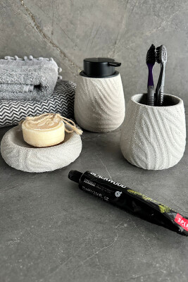 Bradley 3'lü Banyo Seti - Bej - 7