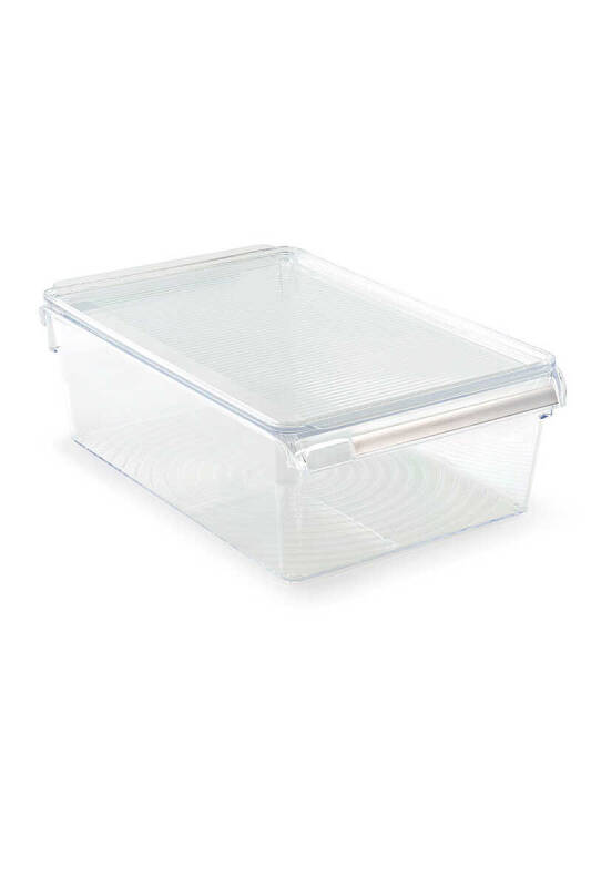 Buzdolabı Içi Organizer Dolap Içi Düzenleyici Raf 310*180*150 Mm Şeffaf - 1