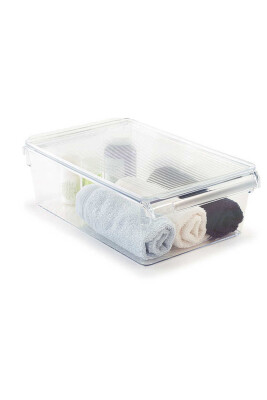Buzdolabı Içi Organizer Dolap Içi Düzenleyici Raf 310*180*150 Mm Şeffaf - 3