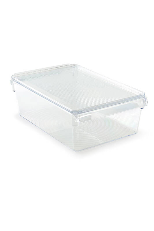 Buzdolabı Düzenleyici Dolap İçi Organizer Raf 310*180*150 MM - Şeffaf - 1