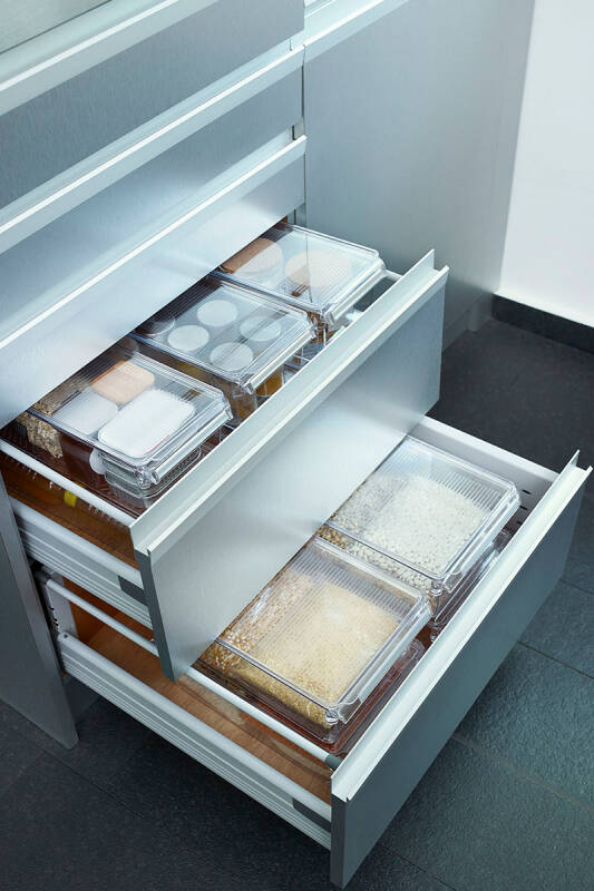 Buzdolabı Düzenleyici Dolap İçi Organizer Raf 310*180*150 MM - Şeffaf - 6