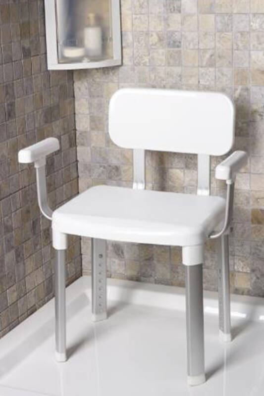 Cappadocıa Sırt Ve Kol Destekli Yaşlı Engelli Destek Banyo Sandalyesi - 1