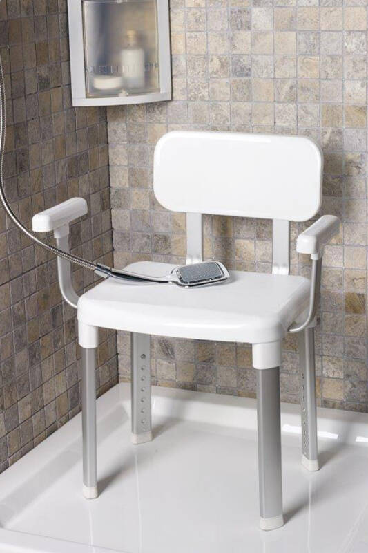 Cappadocıa Sırt Ve Kol Destekli Yaşlı Engelli Destek Banyo Sandalyesi - 2
