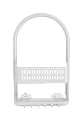 Ceres, Plastik Banyo Duş Rafı-Beyaz - 3