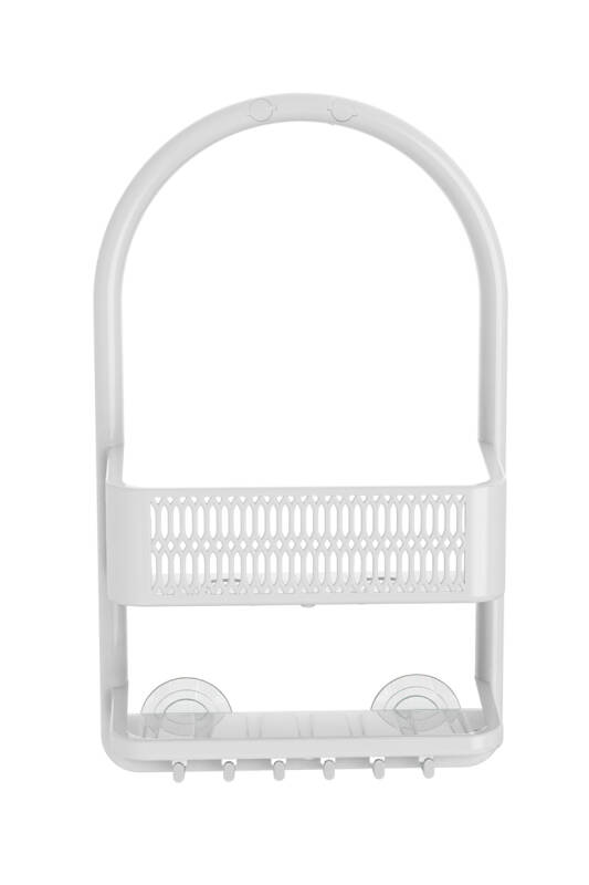 Ceres Plastik Banyo Duş Rafı - Beyaz - 6