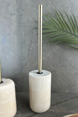 Charm Banyo Seti 5 Parça - Bej - 3