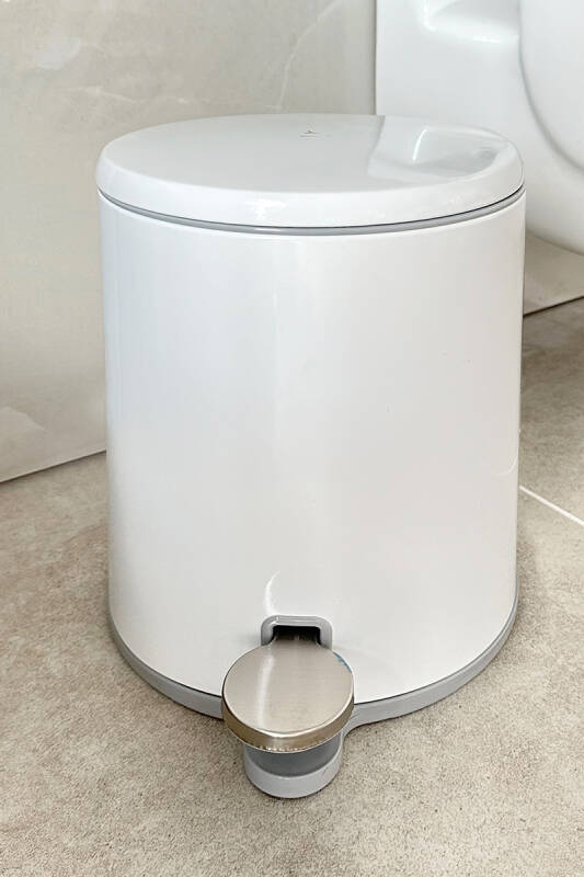 Cigo Banyo Çöp Kovası Tuvalet Fırçası 2'Li Beyaz - 2