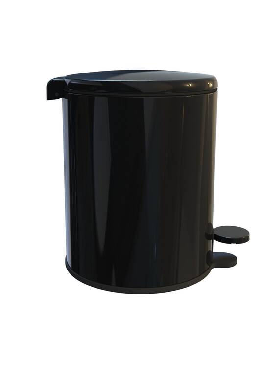Cigo Banyo Çöp Kovası Tuvalet Fırçası Set 2'Li Siyah - 8