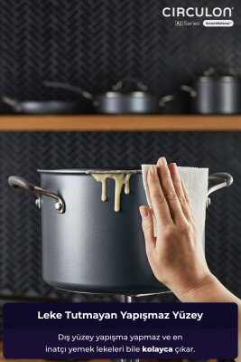 A1 Serisi ScratchDefense Çizilmez Yapışmaz 5 Parça Tava ve Tencere Seti - 4