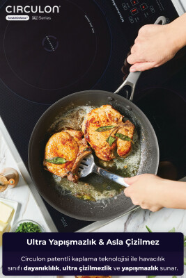  ScratchDefense A1 serisi Çizilmez yapışmaz Kızartma Tavası 28 CM - Circulon