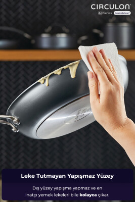  ScratchDefense A1 serisi Çizilmez yapışmaz Kızartma Tavası 28 CM - Circulon (1)