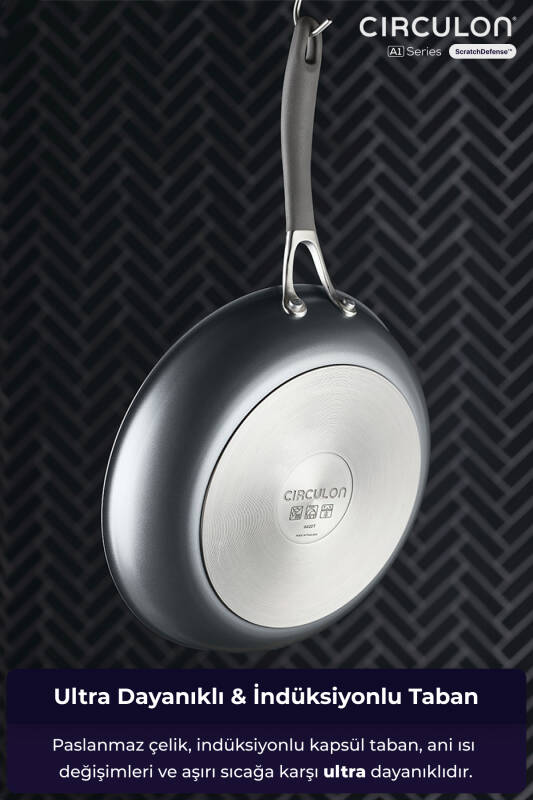  ScratchDefense A1 serisi Çizilmez yapışmaz Kızartma Tavası 28 CM - 4