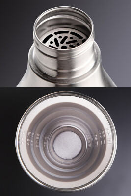 Çok Amaçlı Paslanmaz Çelik Kokteyl Shaker 650 ML - Metalik - 4