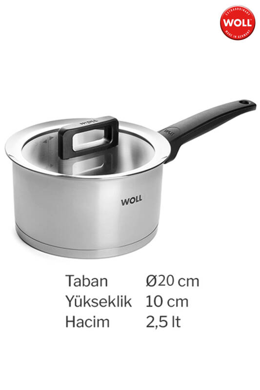 Woll Concept 20 Cm Kapaklı Sos Tenceresi - 3