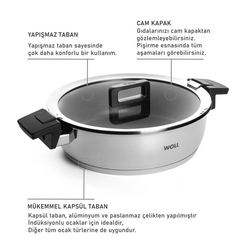 CONCEPT ÇELİK SIĞ TENCERE 28CM