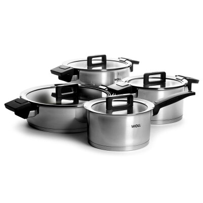Woll Concept Çelik Tencere Seti 8 Parça - Woll