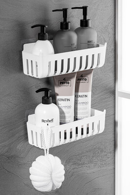 Deby 2'li Banyo Rafı Beyaz - 1