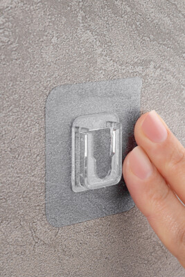 Deby 4'lü Yapışkanlı Banyo Rafı Beyaz - 7