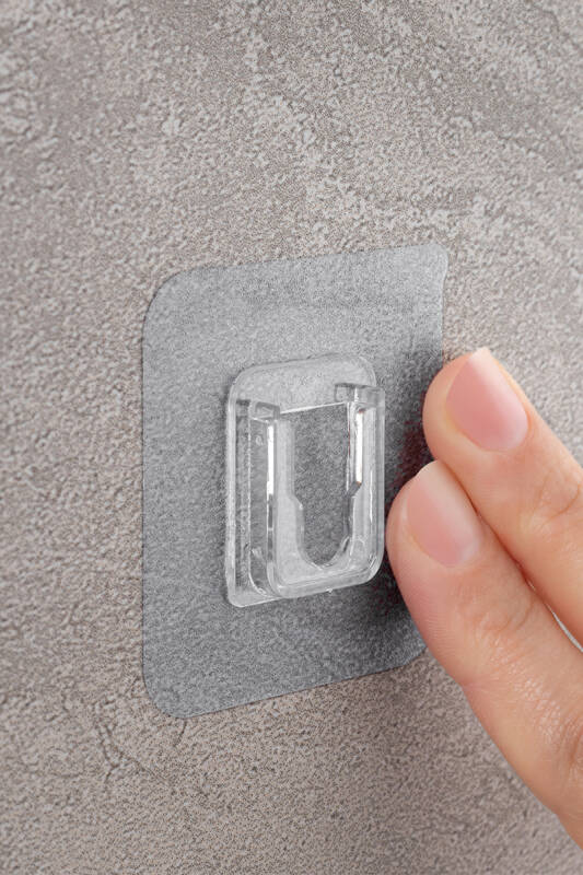 Deby 4'lü Yapışkanlı Banyo Rafı Beyaz - 7