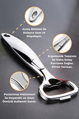 Dikey Şişe Açacağı - Metalik - Primanova (1)