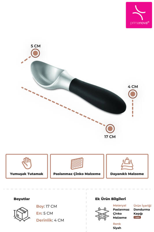 Dondurma Kaşığı - Siyah - 3