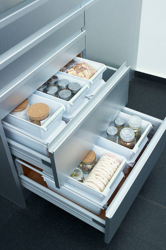 Buzdolabı Içi Organizer Dolap Içi Düzenleyici Saklama Kabı 290*150*100 Mm Beyaz 6'Lı Set - 6