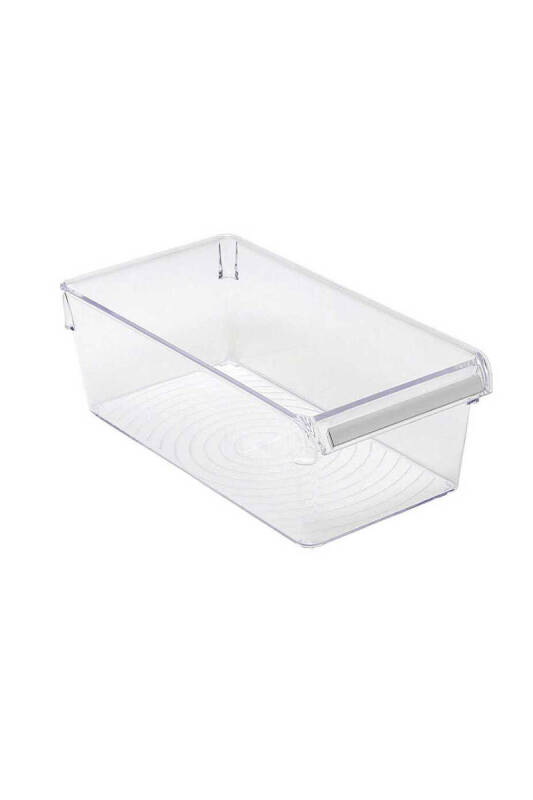 Buzdolabı Içi Organizer Dolap Içi Düzenleyici Saklama Kabı 290*150*100 Mm Şeffaf 6 Lı Set - 2