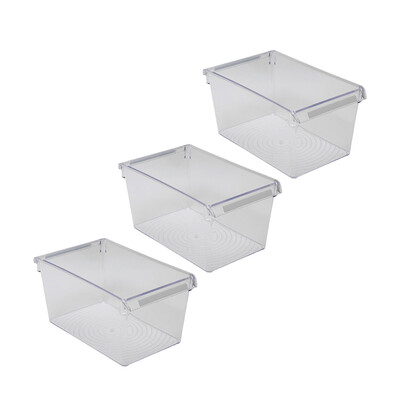 Buzdolabı Içi Organizer Dolap Içi Düzenleyici Saklama Kabı 310*180*150Mm Şeffaf 3'Lü Set - 5