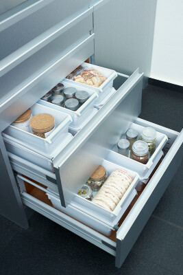 Buzdolabı Içi Organizer Dolap Içi Düzenleyici Saklama Kabı 360*150*100 Mm Beyaz 6'Lı Set - 5