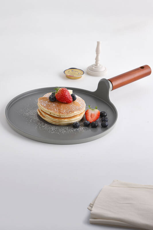 Fika Seramik Kaplama Krep Tava 26 CM - Gri - 1