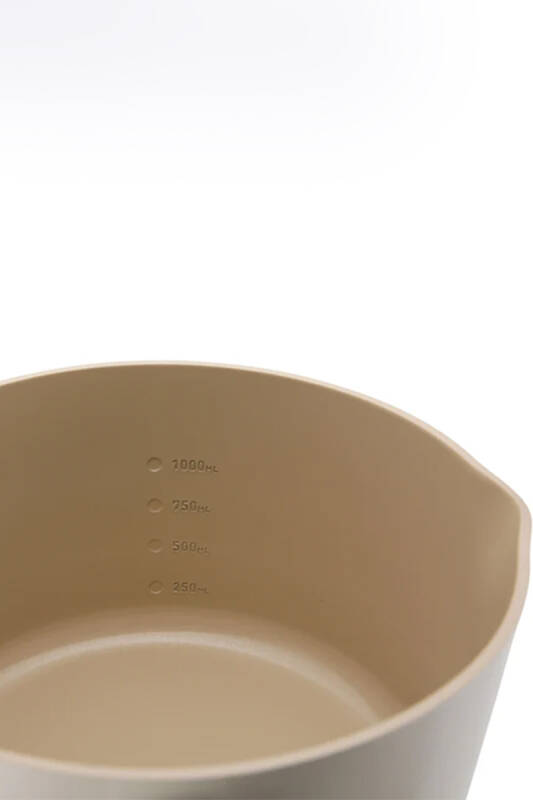 Fika Alüminyum Döküm Süt Tavası Cam Kapaklı 16 Cm, Bej - 3