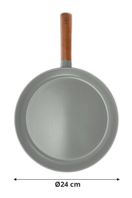 Fika Alüminyum Döküm Tava 24Cm Gri - 3