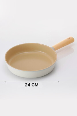 Fika Seramik Kaplama Tava 24 CM - Bej - 3