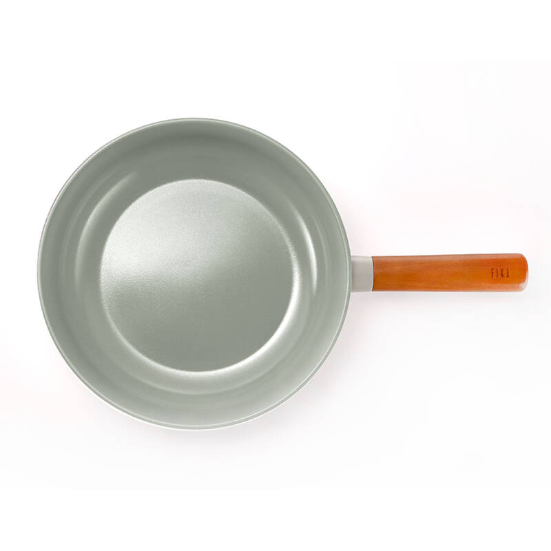 Fika Alüminyum Döküm Wok Tava 26Cm Gri - 6