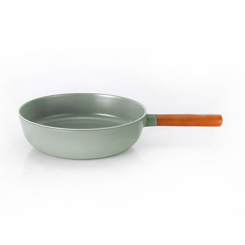 Fika Alüminyum Döküm Wok Tava 26Cm Gri - 5