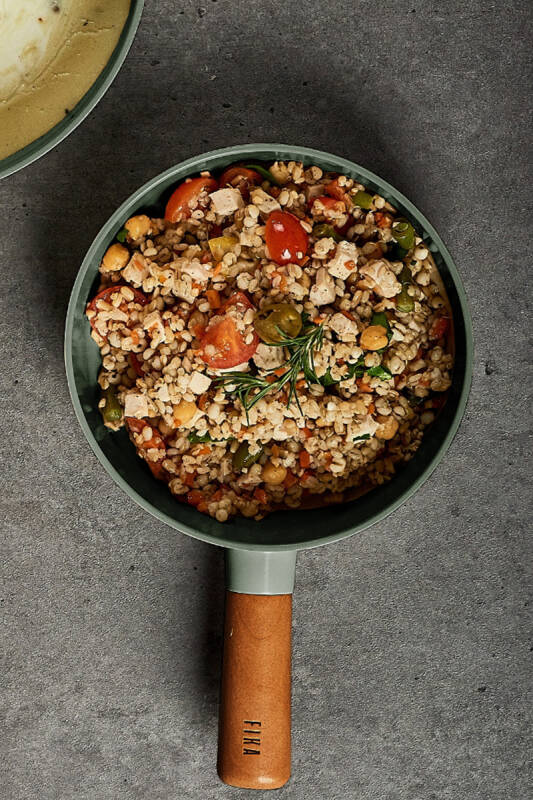 Fika Alüminyum Döküm Wok Tava 26Cm Gri - 4