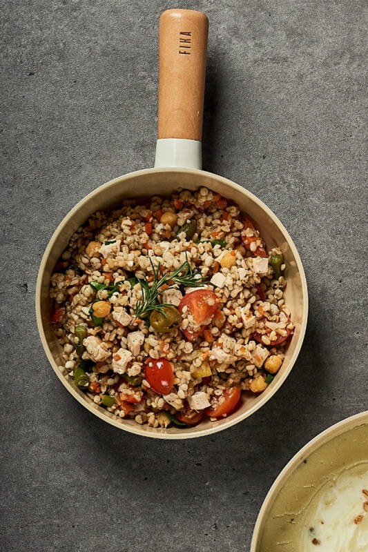 Fika Alüminyum Döküm Wok Tava 26Cm, Bej - 1