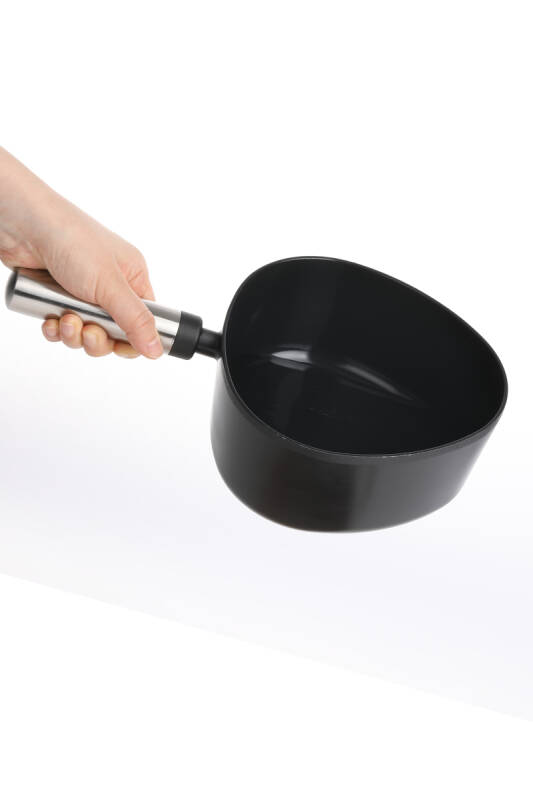 Fika Apex Seramik Kaplama İndüksiyonlu Sos Tenceresi 18 CM - Siyah - 5