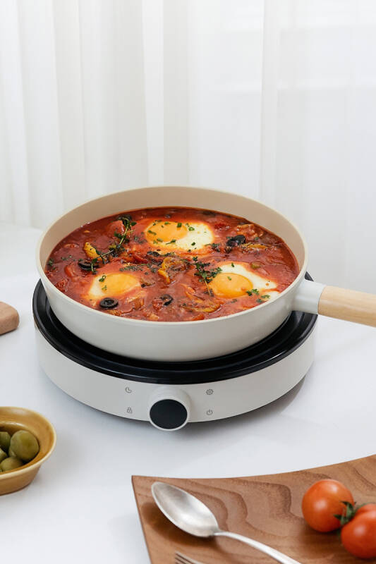 Fika Bej Tencere Ve Tava Seti 5 Parça - 5